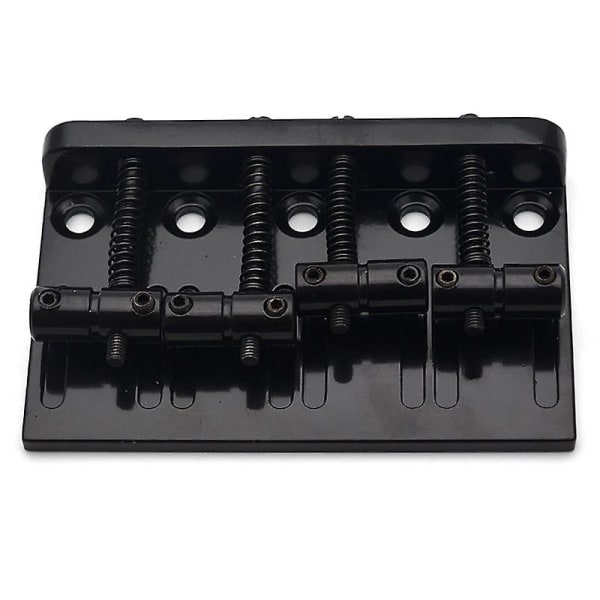 4 String Hardtail Bass Guitar Bridge For Fender Precision Jazz Bass Style Bass, Black