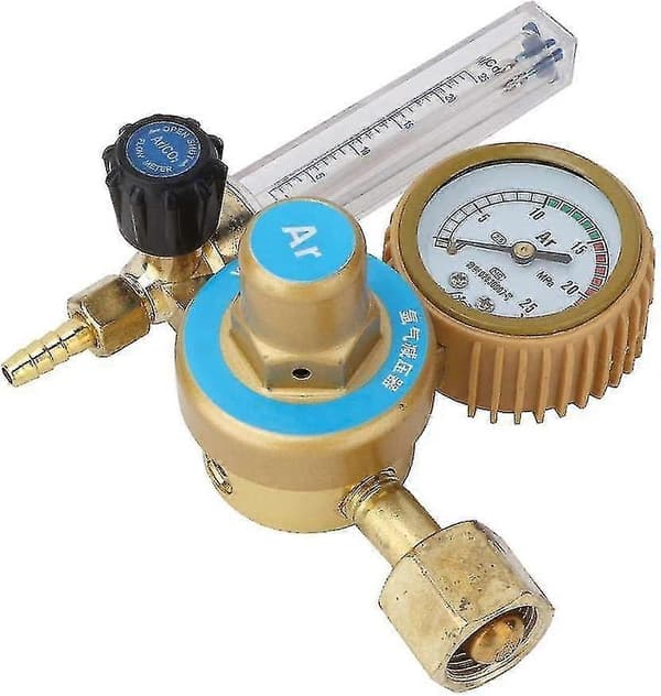 Argon CO2 Flow Meter Regulator, Tryk Måler 0~25mpa, Universal Argon CO2 Svejseregulering Trykreducer