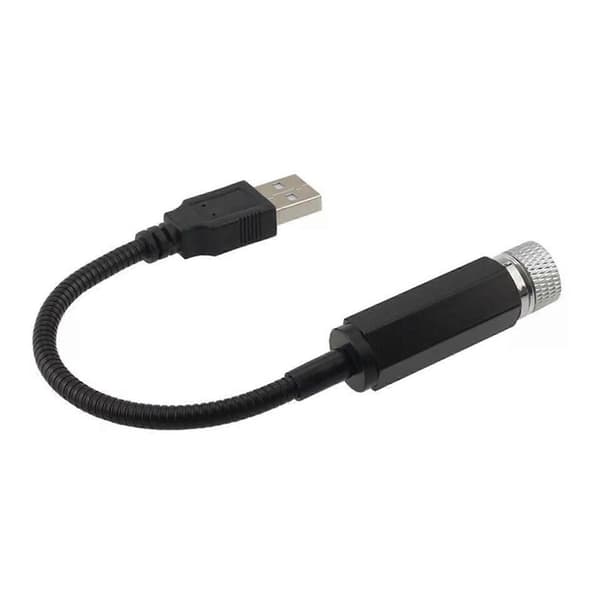 Stjernelys Mini LED Projektionslampe Stjerne Nat Stjernelys USB Bil Romantisk Atmosfærisk Lys til Billoft Soveværelse Camping