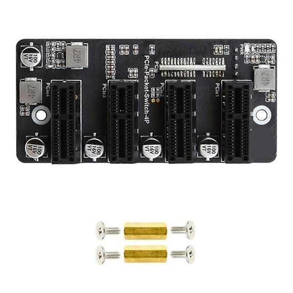 For Raspberry Pi CM4 PCIe Gen 2x1 Utvidelseskort