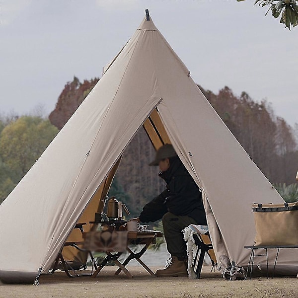 Utomhus Camping Vandring Pyramidtält Stöd Multifunktionell Triangulär Stöd A-formad Tältstöd
