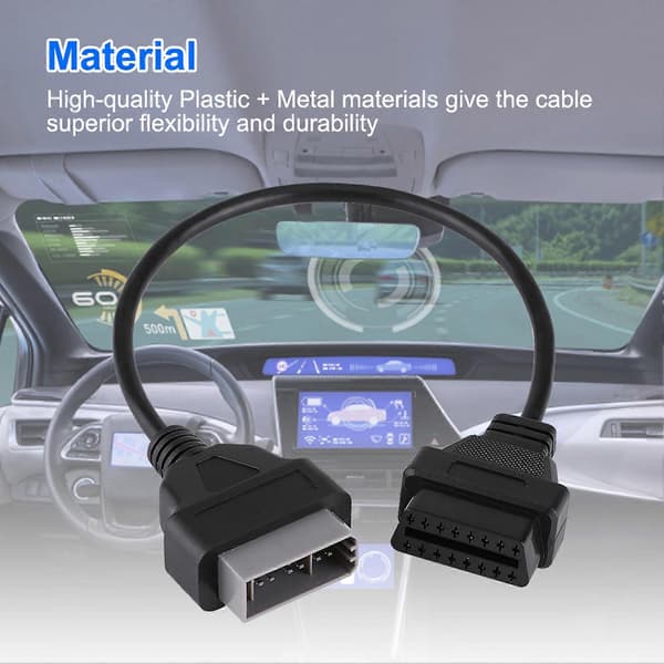 14-polet til 16-polet OBD2 Adapterkabel Diagnostisk Kabel til Nissan