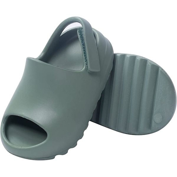 Småbørns Slidesandaler, Børnesommer Slip On Slidesandaler, Strand Pool Anti-slip Vandstøvler, Indendørs Udendørs Letvægts Slippersandaler Til
