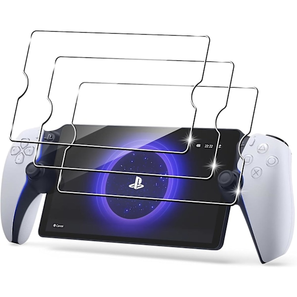 Skærmbeskytter Hærdet Glas Kompatibel Til Playstation Portal 3 Pakke Transparent Hd Klar Anti-ridse Skærmbeskytter Til Ps Portal Fjernbetjening