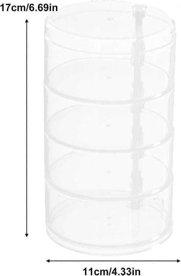Akryl Rack, Display Rack, Transparent Holder, 1 Sett Displaystativ Akryl