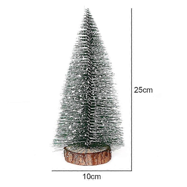 Miniatyr Julgran, Konstgjord Borddekoration Hem Inomhus Dekoration Små Julgranar 1st 25cm