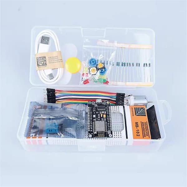 ESP8266 WiFi Kit Temperatur- og fuktighetssensor Programmeringssett Læringssett for Elektronisk Eksperimentering