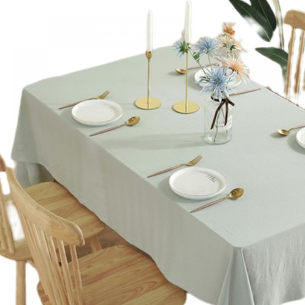 Tableclothhomes Enfärgad Bomullsduk i Canvas för Höstdekoration, Halloween Julhelger, 100% Bomull, Rektangulär, Tvättbar duk