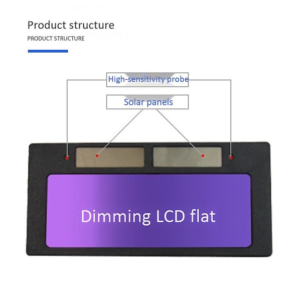 1 kpl Aurinkoautomaattinen Pimennys Hitsauskypärä Silmälasit Varjostin Hitsaajan Lasit