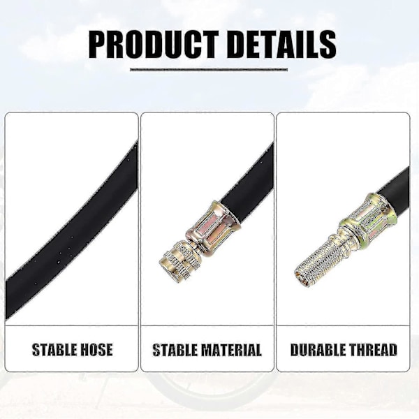 4 kpl Rengasventtiilin Jatkevarsi Adaptor Työkalu Joustava Kaksoisventtiilin Jatkeputket 10cm / 3.9\" Autolle Kuorma-autolle Pyörälle Perävaunulle Matkailuautolle Kannettava Ilmakompressori