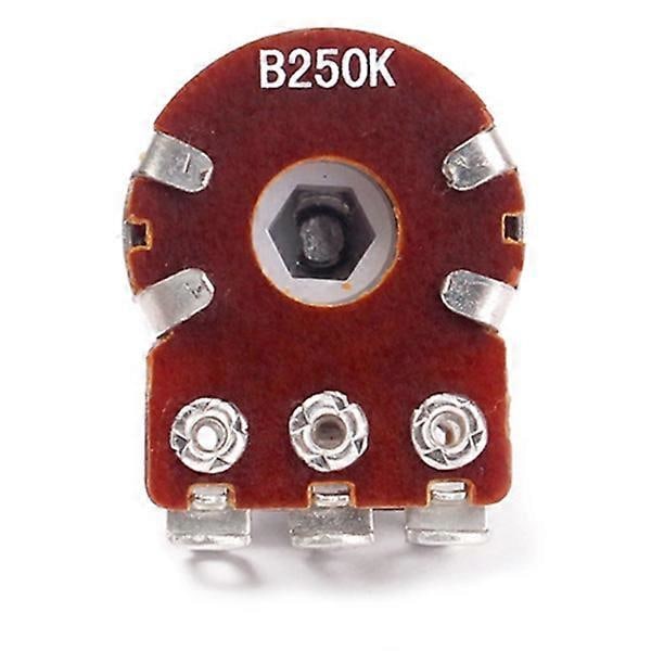 Gitarr Små Storlekskruvar B250K Potentiometrar För Gitarr Basdelar (Paket Om 10)