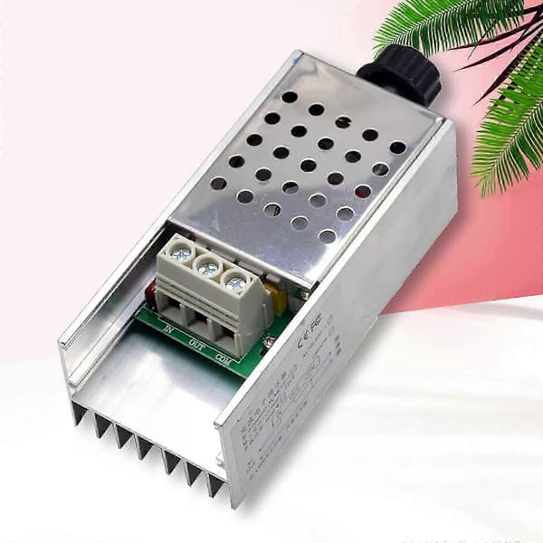 10000W 110-220V SCR Motor Hastighetsregulator Volt Regulator Dimmer Termostat