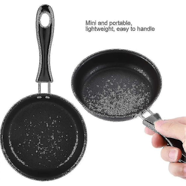 Mini Stegepande, 12 cm, Jernpande, Non-stick Belægning