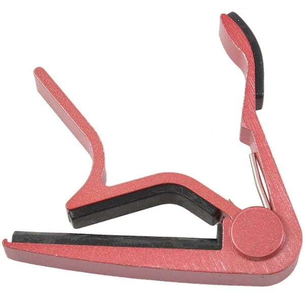 Clamp Key Trigger Capo för Akustisk Elektrisk Klassisk Gitarr (Rosa)