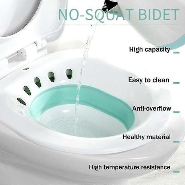 Foldbart og bærbart bidet-plejebassin Kit8700521871678