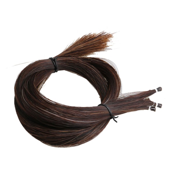 50 gram 83 cm langt brunt hår til udskiftning af violinbue