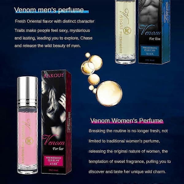 10ml Venom Feromoner Duft Parfum Til Mænd Kvinder Langvarig Stimulerende