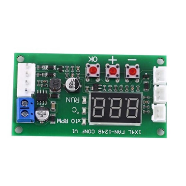 DC 12V 24V 48V 5A 2 3 4-tråds PWM Motor Fan Hastighedsregulator Guvernør Temperaturstyring Support EBM