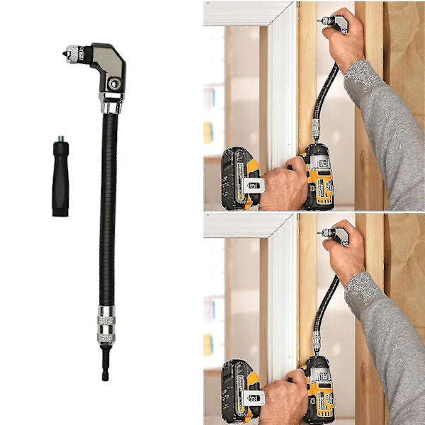 Utton Tools 1/4 Hex flexibel vinkelborr / skruvdragarfäste Träbearbetning