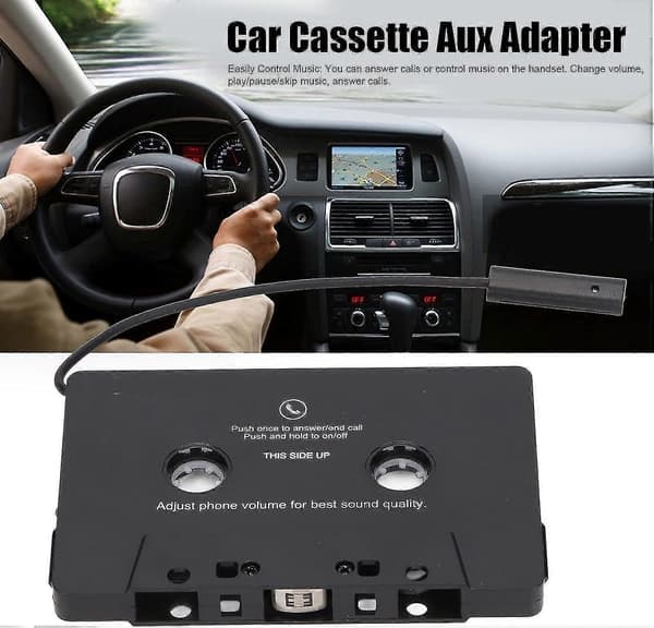 Bil Stereo Bluetooth Kassettmottaker Tape Spiller Bluetooth 5.0 Kassettadapter-Yvan