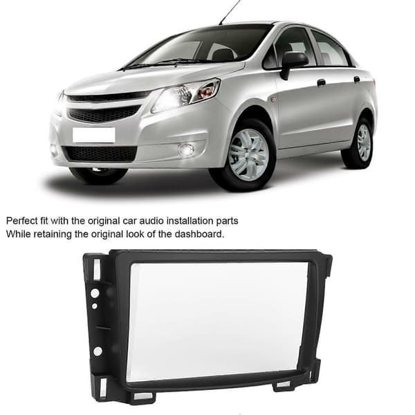7 tommer 2DIN Radio DVD Navigation Facia CD Panel Dash Ramme Passer til Chevrolet SAIL 2010+