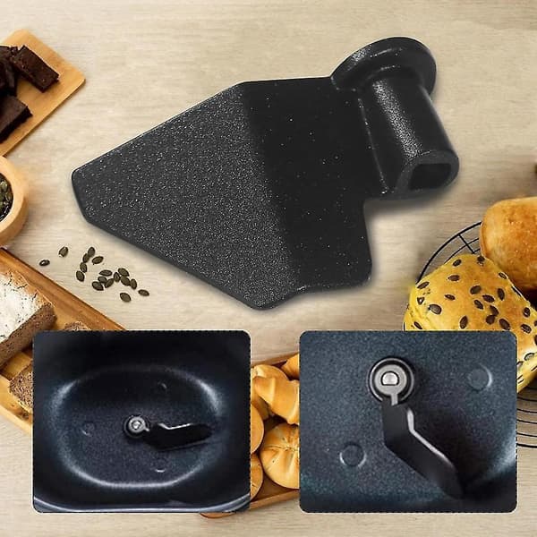 Brødmaskine Paddle, 2 STK Brødmaskine Reservedele Rustfrit Stål Brødbagerblad Non-Stick Rørepaddle