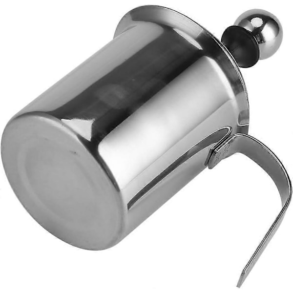 2025 Egnet manuell melkeskummer i rustfritt stål for Latte Cappuccino Macchiato Varm Sjokolade Kaffe 400ml / 800m