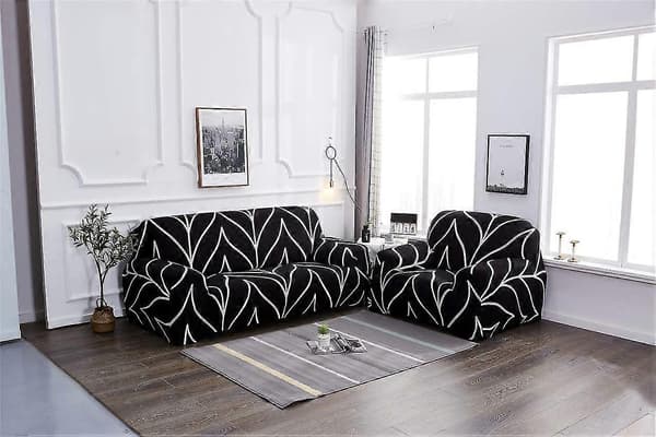 2-seters stretch sofatrekk, sofatrekk med armlener (a, 2-seters)
