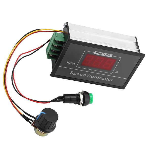 DC 6?60V 12V 24V 36V 48V 30A PWM DC Motor Hastighedsregulator Start Stop Kontakt