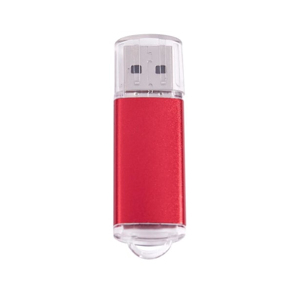 10 kpl USB muistitikku 128 Mb avainketju Flash-muistitikku U-levy Win 8 Pc Giftille, punainen
