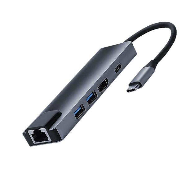 5-in-1 Type-C - USB3.0 PD -telakointiasema-sovitin