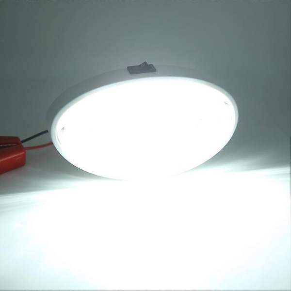 12V 400lm LED Loftlampe Høj Lysstyrke Indvendig Lampe til Bil RV Yacht Båd Trailer