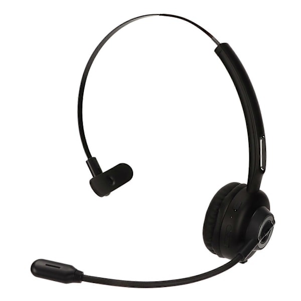 Bluetooth-puhelinheadset, yhden korvan langaton asiakaspalvelukuuloke pyörivällä mikrofonilla PC:lle, matkapuhelimelle ja kannettavalle tietokoneelle