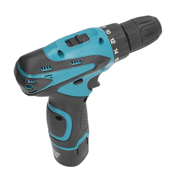 Liten Sladdlös Borrmaskin 12V Elektrisk Skruvdragare Med 2 Batterier Laddare 350inlb Vridmoment 3/8in Chuck 2 Hastigheter Ac110240v Eu-kontakt Banmo