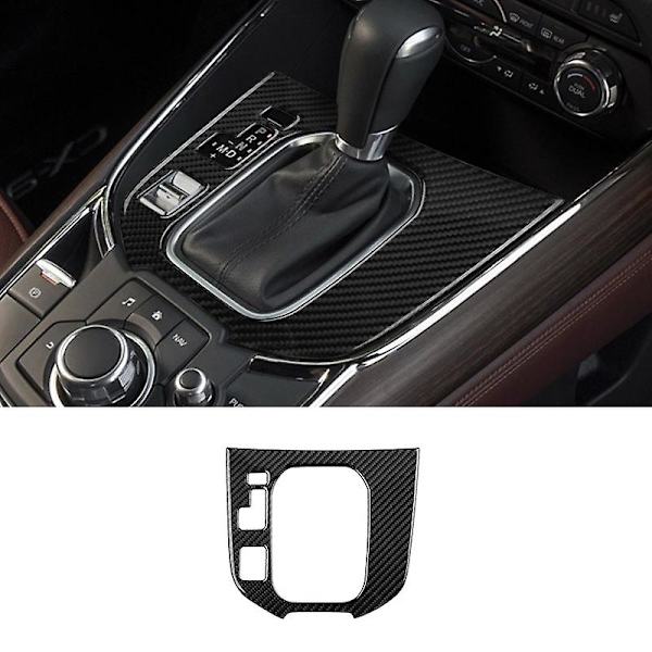 Auto Carbonfiber Central Gear Panel Kontrolpanel Dekal Bil Interiør Modifikation Til -9 Cx9 2016-