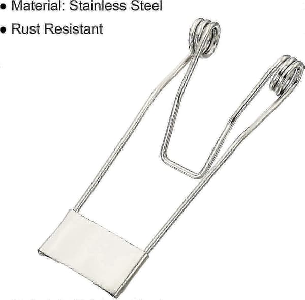 52x19mm Innfelt Spotlight Klemmer 10 stk. Lysdiode Innfelt Belysning Tilbehør Sikkerhetsklemmer For Taklampe