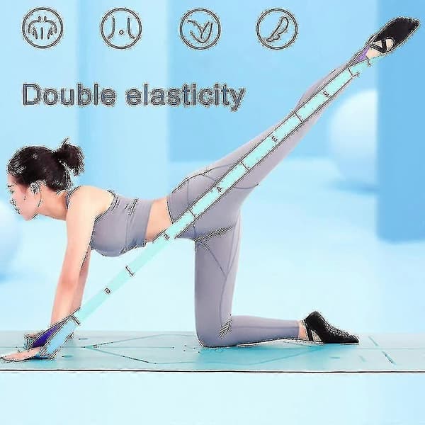Txj Yoga Pilate Strækstropper Hamstring Strækker Enhed Elastisk Træningsbånd Sportsudstyr--
