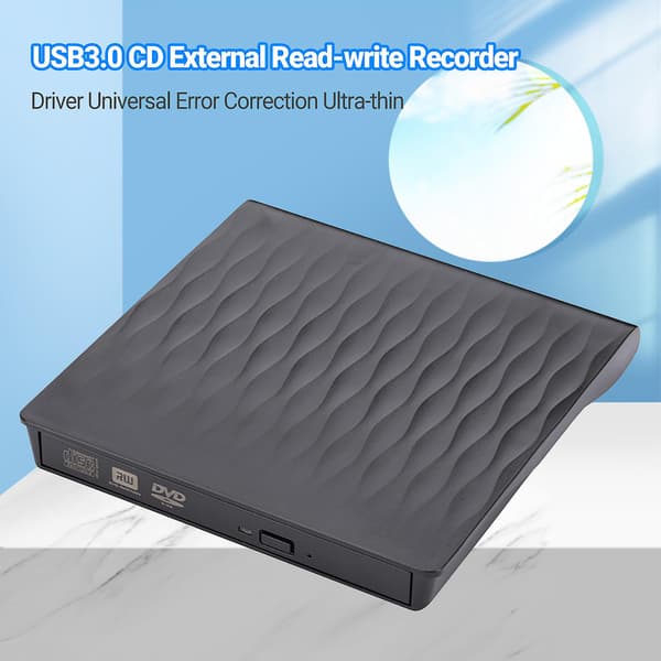 DVD-brenner Driver Universal Feilretting Ultratynn USB3.0 CD Ekstern Lese- og Skrivebrenner for Bærbar PC