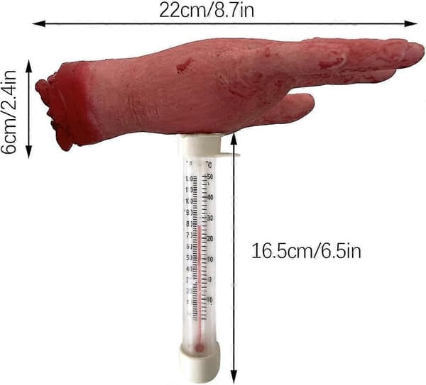 Pool Termometer Pool Termometer Letlæselig Til Vandtemperatur, Pooltilbehør Til Vandtemperatur (rød (1 stk)