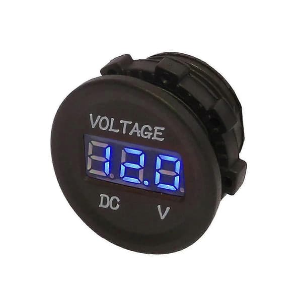 DC 12V LED Panel Digital Voltmeter Display Voltmeter Til Båd Marine Køretøj Motorcykel Lastbil A