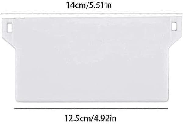 10-pack Blindvikter för Vertikala Persienner, Vita Ersättningsdelar, 127mm