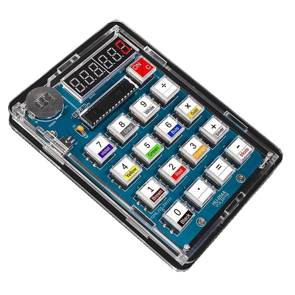 Kalkulator gjør-det-selv-sett 51 mikrokontroller hjemmelaget digital rørkalkulator Kretskortsveisetraini