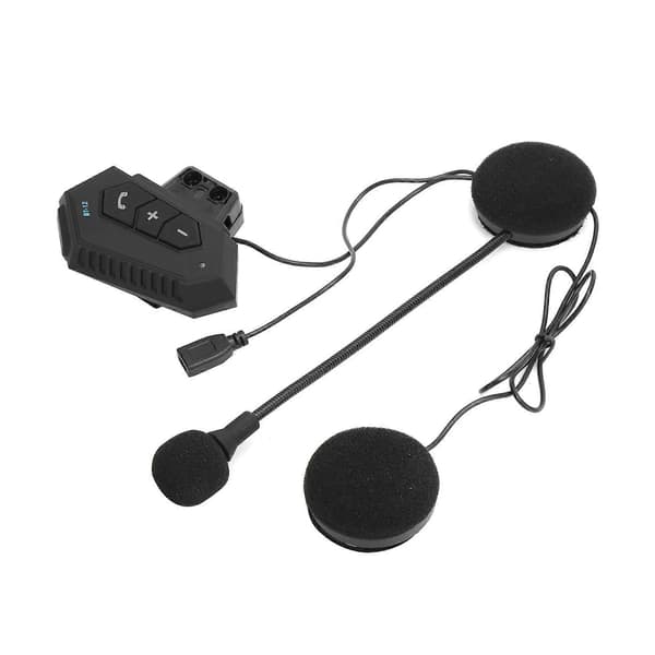 Motorsykkelhjelm Bluetooth Headset med Mikrofon Trådløs Samtale Støyreduksjon StereoBT12