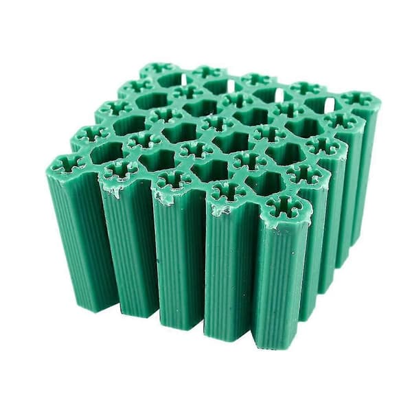 Monteringsskruvar Gröna 6 Mm Halksäkra Plastpluggar 100 Stycken