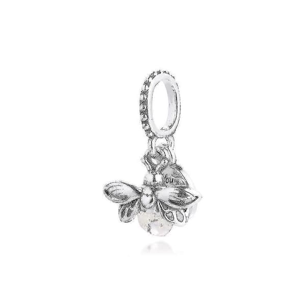 Luminous Firefly Charm, Berlock (1 styck, Silver)