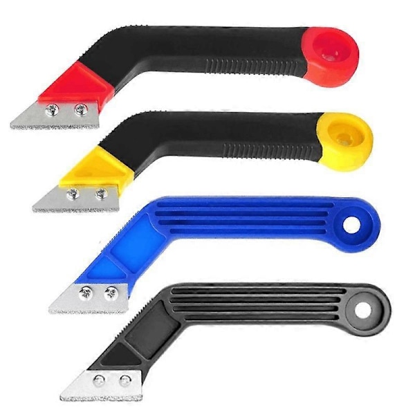 Sett med 2 messing skraper, wolframkarbid skraper, flis- og veggflisskraper, malingsskrape, glasskeramisk plateskrape, glasskeramisk skrape