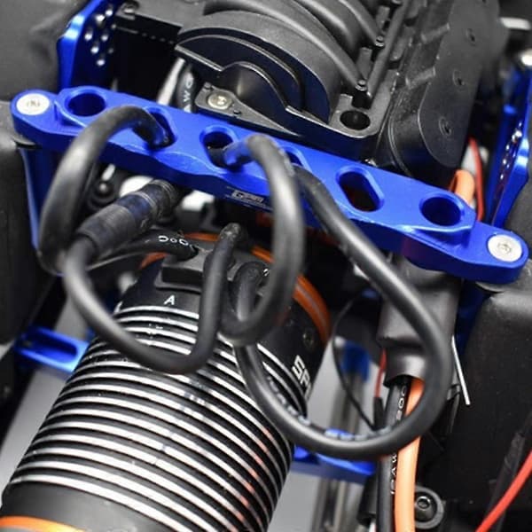 Metall Front Karosserifeste Stativ For Axial Scx6 1/6 Rc Bil, Grå