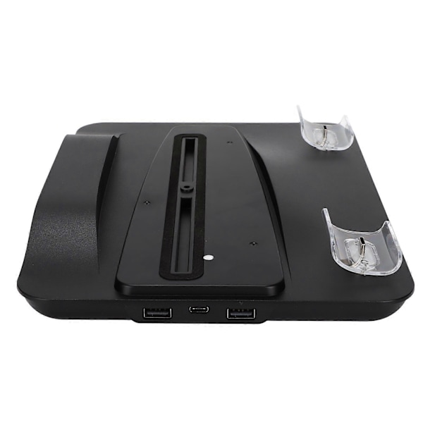 til PS5 Kølestation 2 USB Hub Kølestation med Støjsvag Køleventilator til PS5 til DualSense