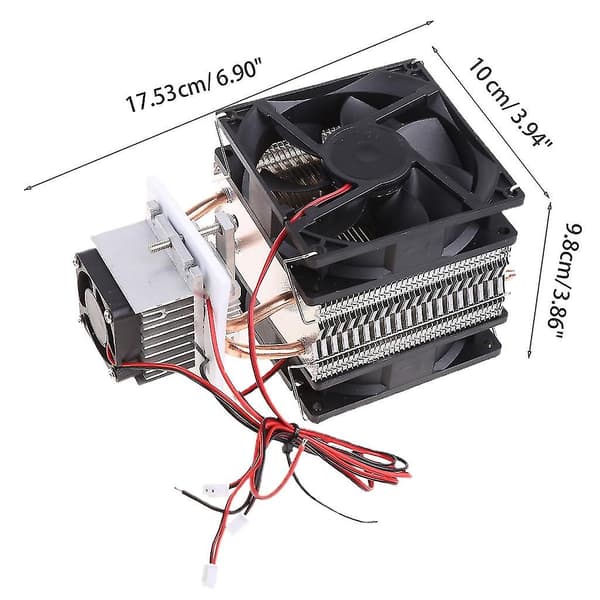 72w 12v Termoelektrisk Køler System DIY Peltier Halvleder Kølemodul
