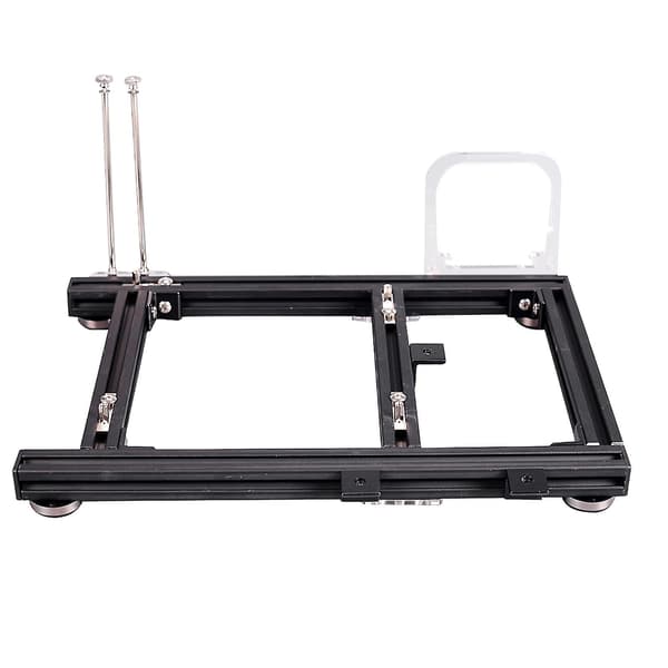 ITX PC-kabinettchassis i aluminiumslegering for DIY-kjøling (Svart S)